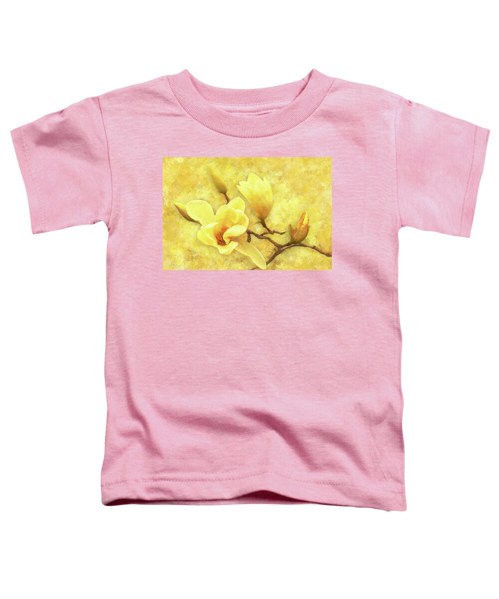 Magnolia Toddler T-Shirt featuring the photograph Flower - Magnolia - My dearest Elizabeth by Mike Savad