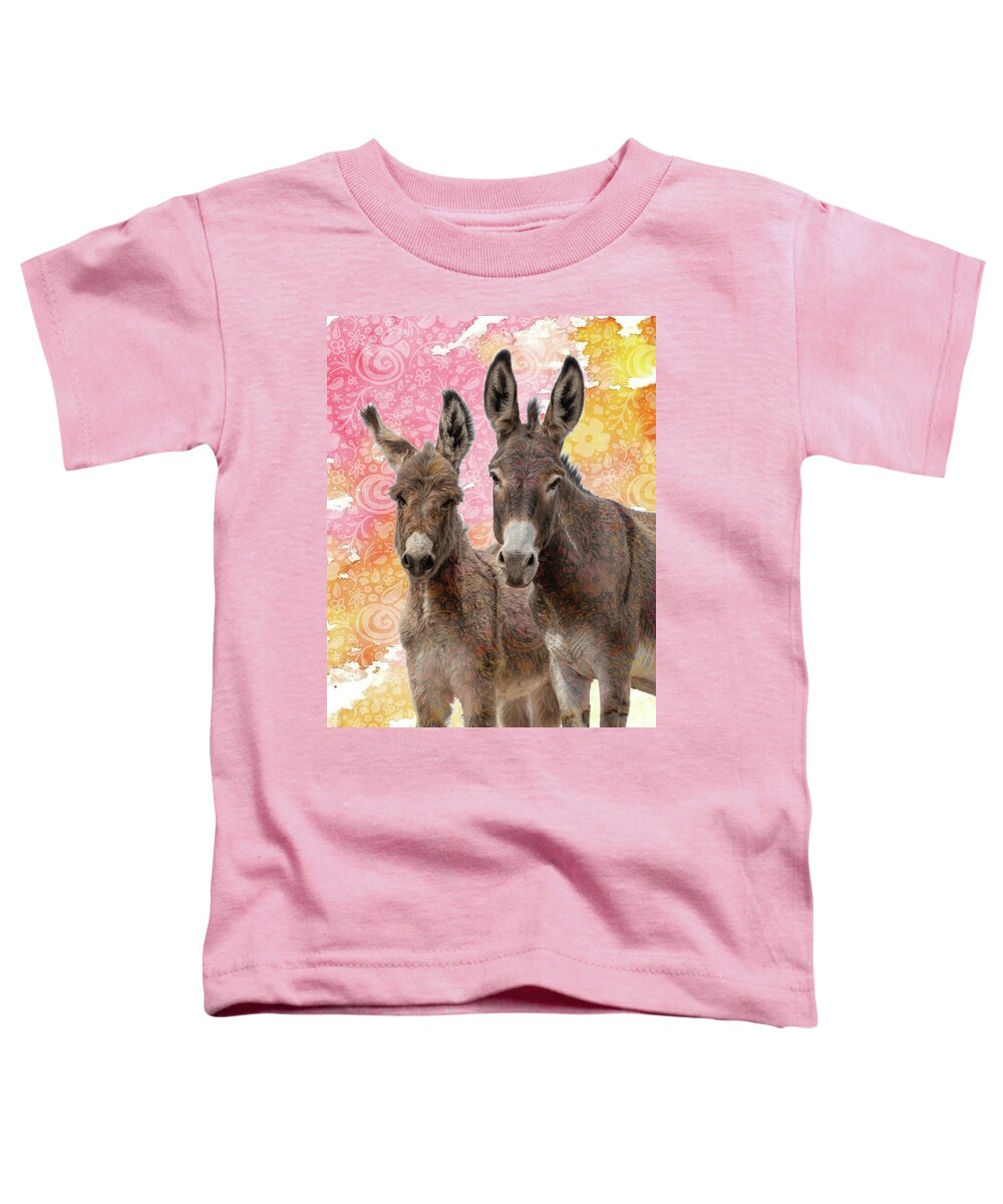 Wild Burros Toddler T-Shirt featuring the photograph Free Spirits by Mary Hone