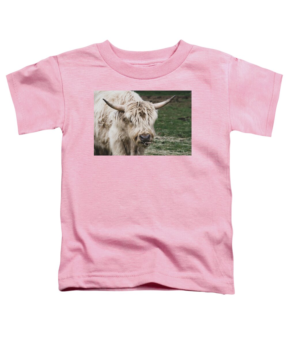 Cow Toddler T-Shirt featuring the photograph Give Your Best Smile by Rose Guinther