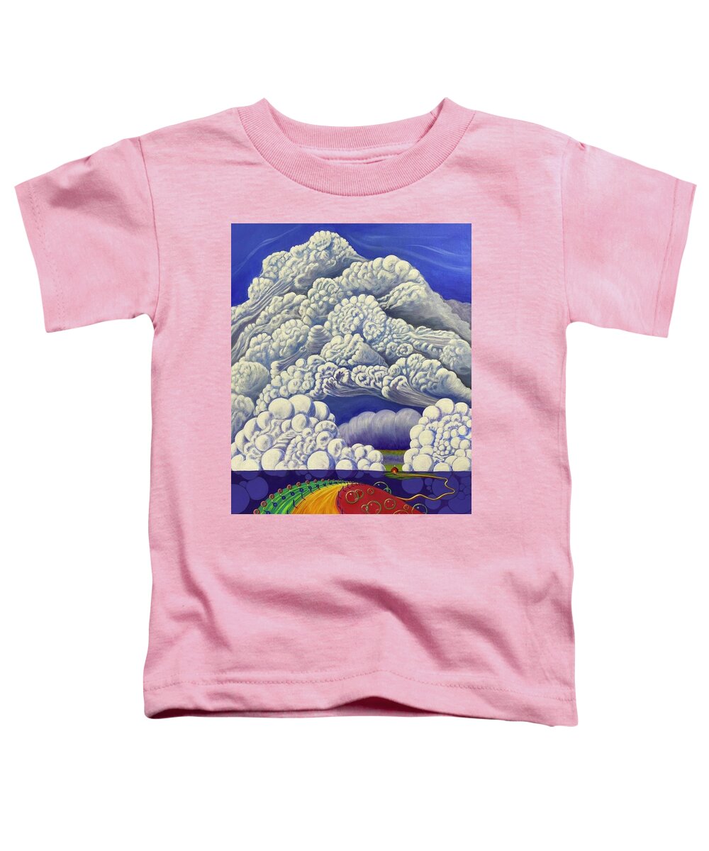 Best Seller Toddler T-Shirt featuring the painting Imagine This by Dorsey Northrup