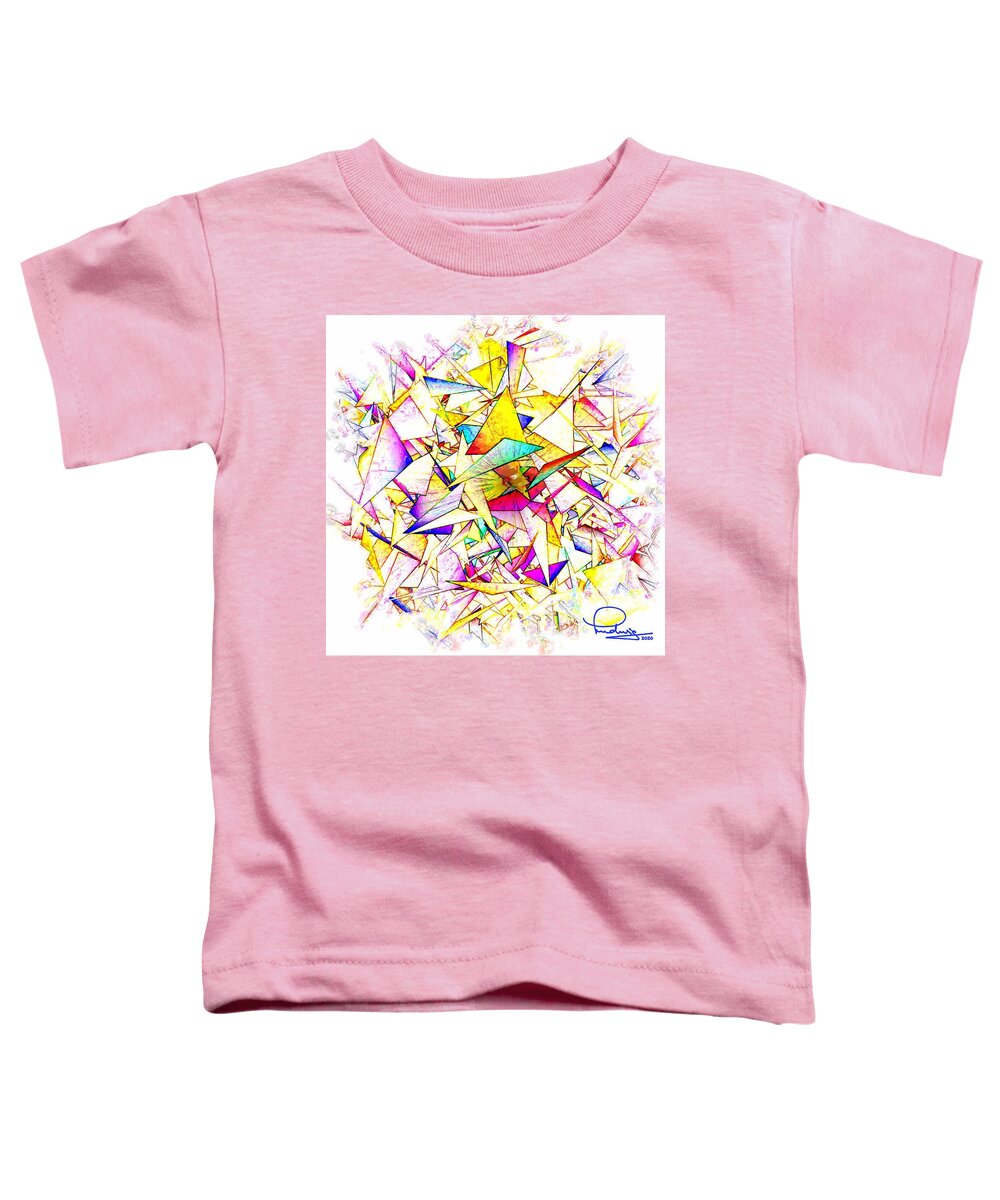 Cafe Art Toddler T-Shirt featuring the digital art It's 2020 Now by Ludwig Keck