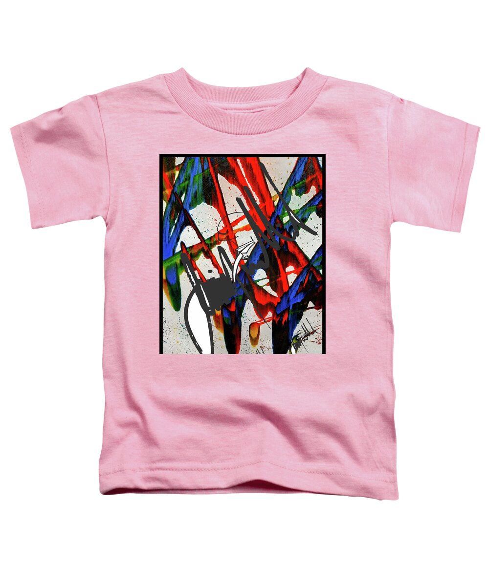  Toddler T-Shirt featuring the painting Jimmy by Jimmy Williams