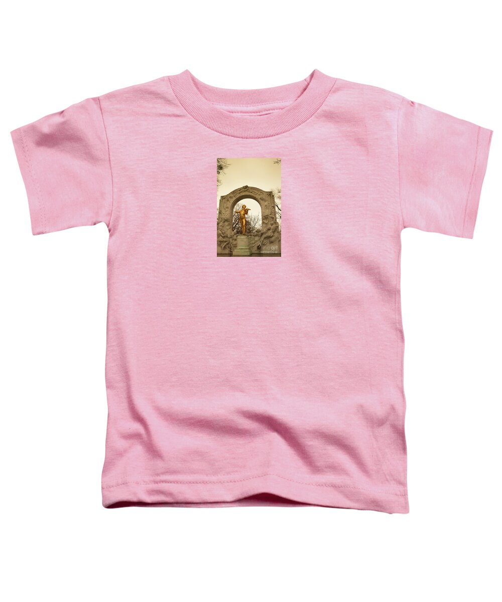 Johann Strauss Toddler T-Shirt featuring the photograph Johann Strauss by Stella Levi