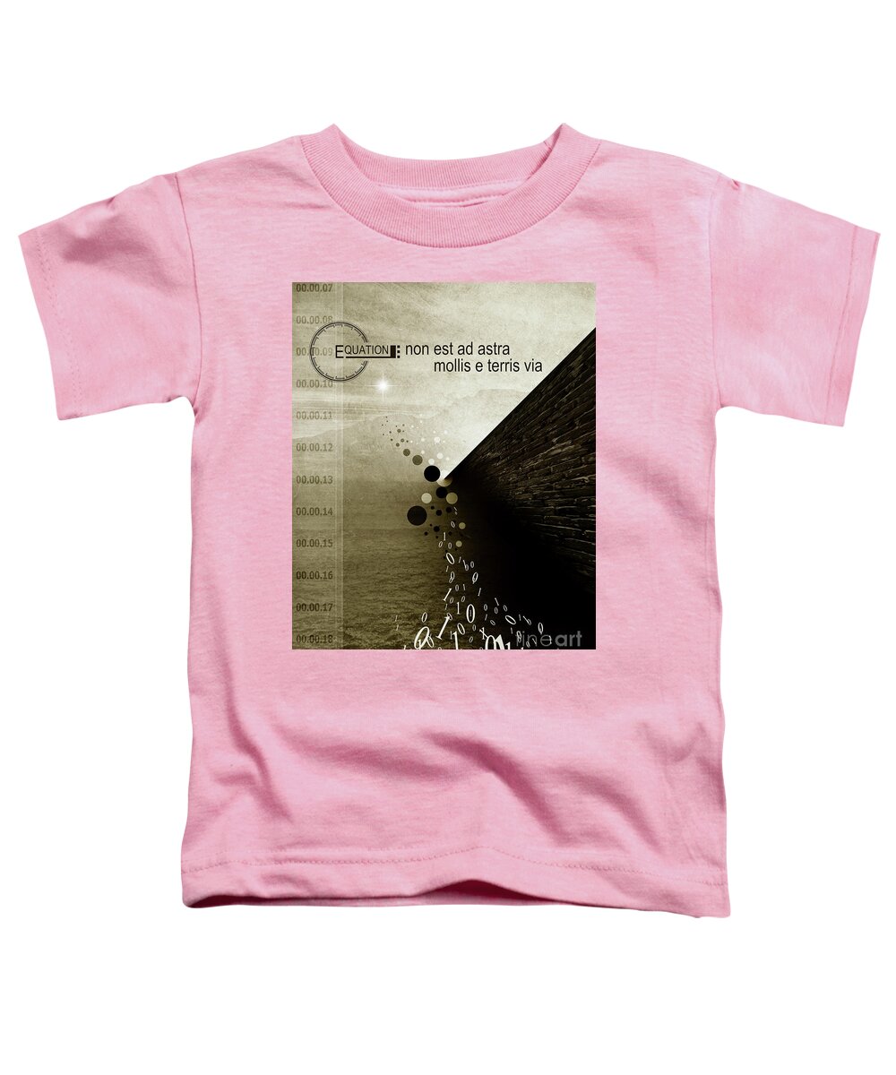 Latin Toddler T-Shirt featuring the digital art Journey From Earth by Phil Perkins