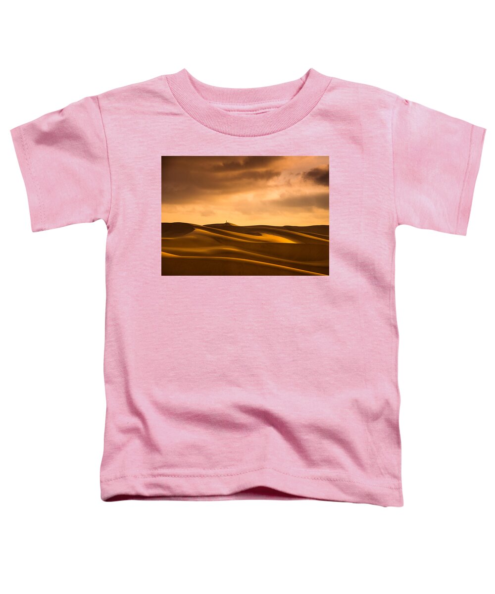 Sand Dunes Toddler T-Shirt featuring the photograph Lost in Beauty by Peter Boehringer