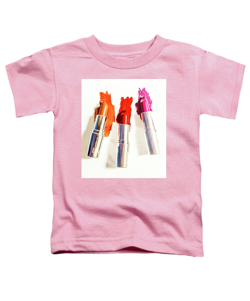 Makeup Toddler T-Shirt featuring the photograph Made-up by Jorgo Photography