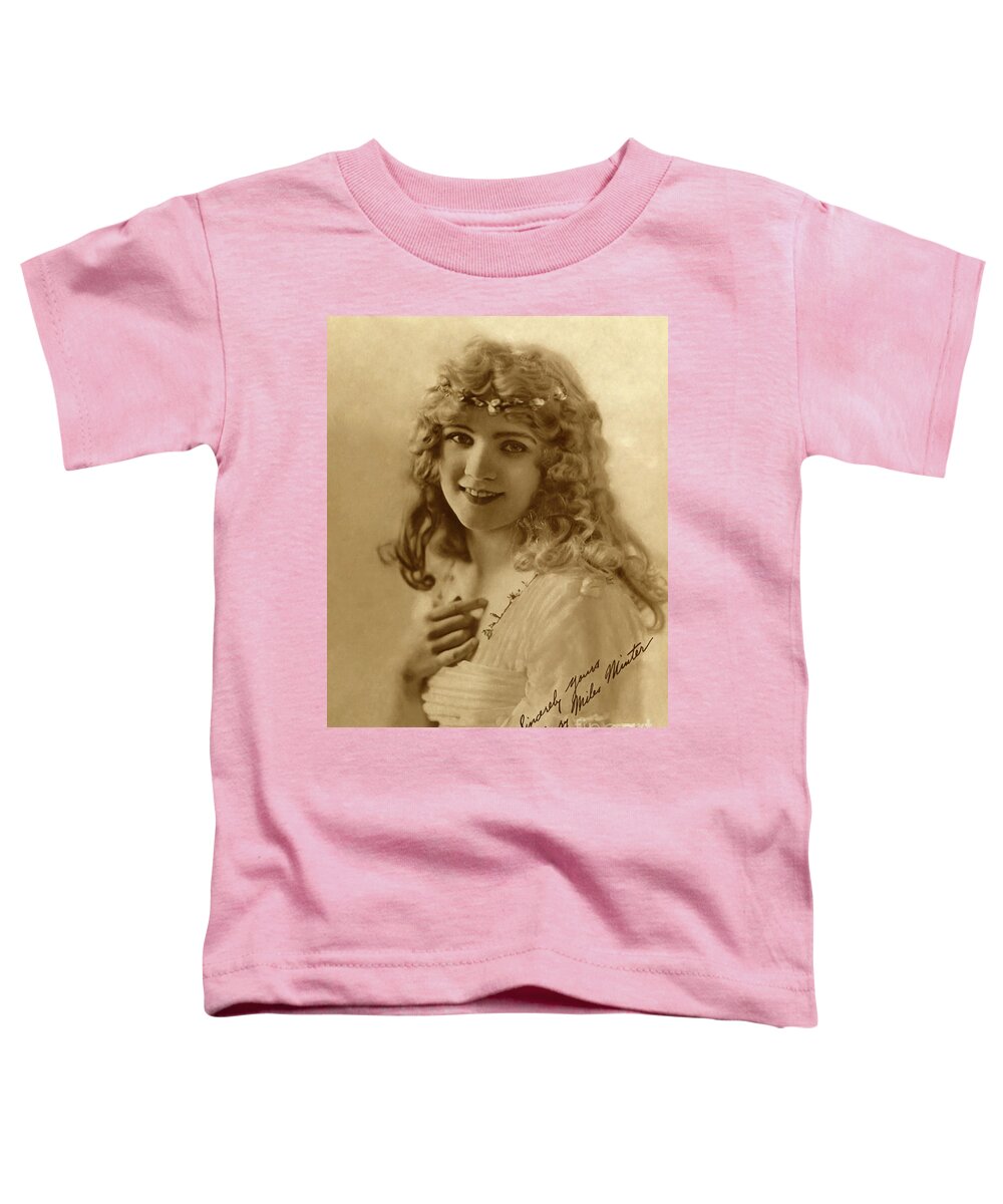 Mary Miles Minter Toddler T-Shirt featuring the photograph Mary Miles Minter by Sad Hill - Bizarre Los Angeles Archive