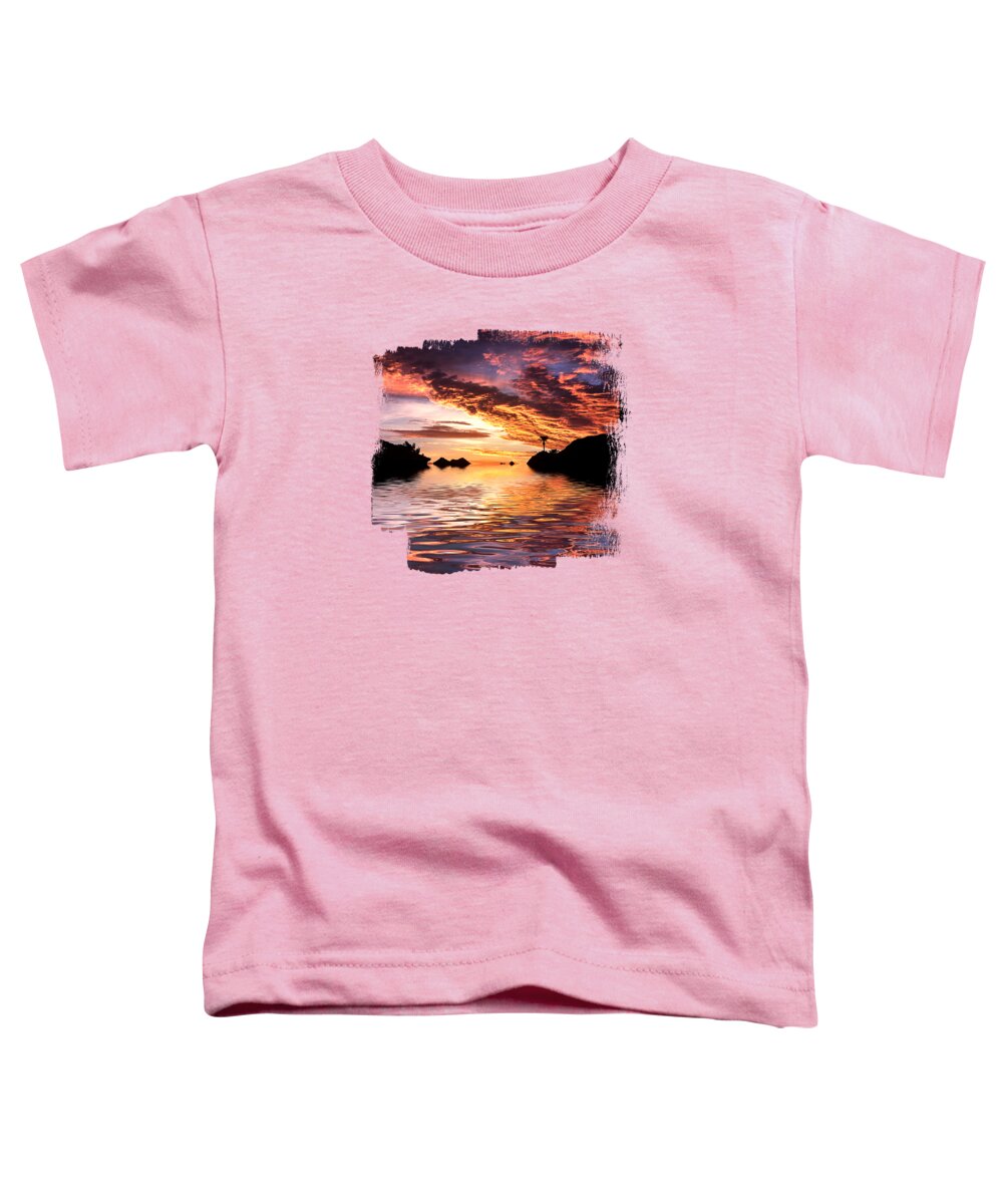 Monsoon Toddler T-Shirt featuring the photograph Monsoon Sunrise by Elisabeth Lucas