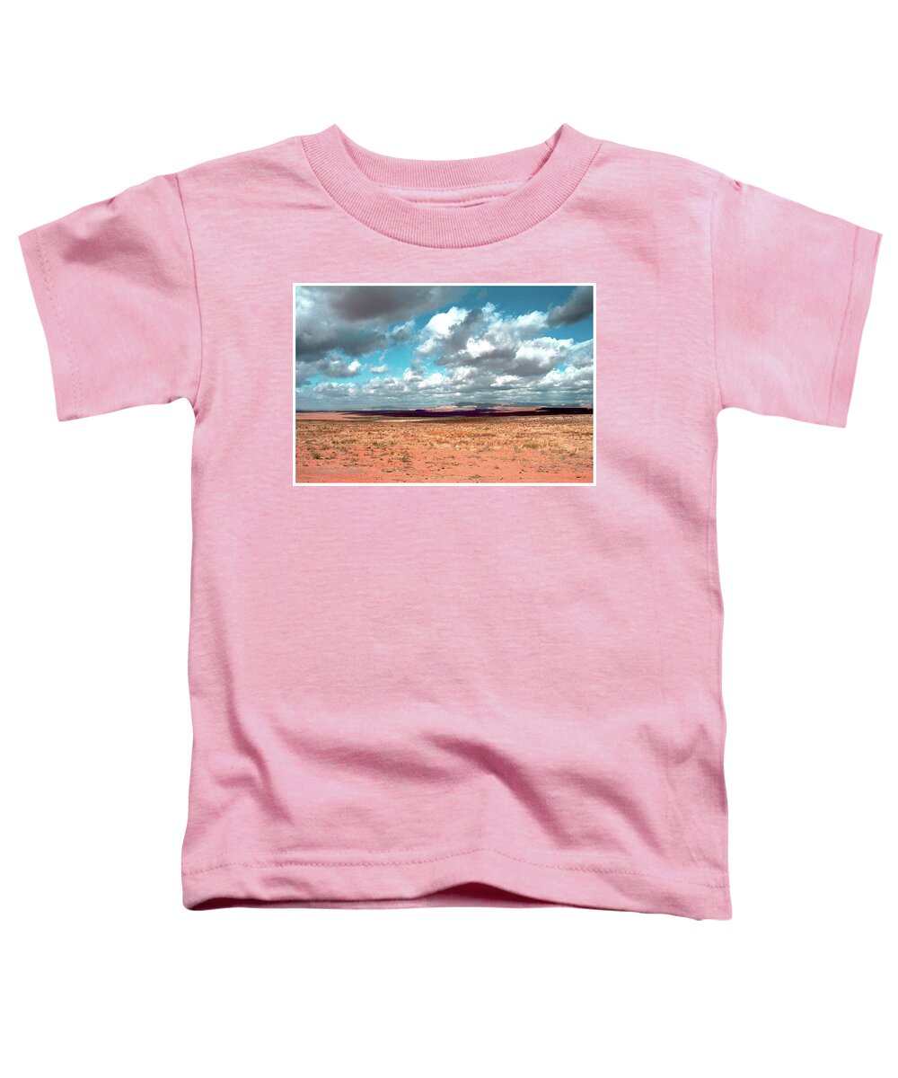 Landscape Toddler T-Shirt featuring the photograph Monument Valley Landscape by Louis Dallara