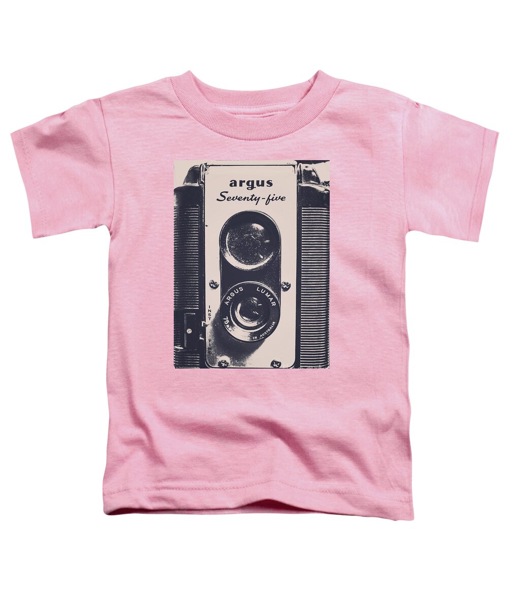 Camera Toddler T-Shirt featuring the photograph Old optics by Jorgo Photography