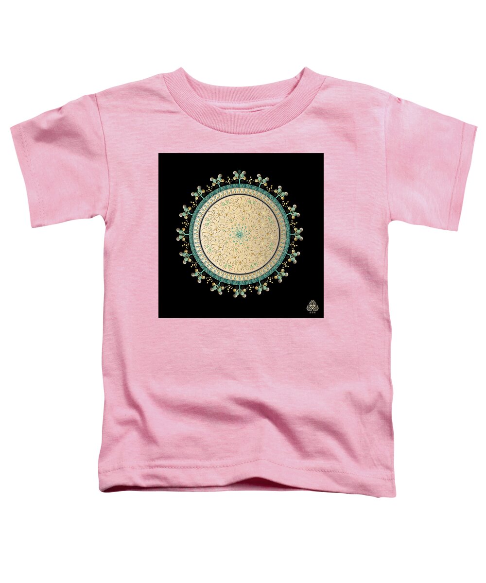 Mandala Graphic Design Toddler T-Shirt featuring the digital art Ornativo Vero Circulus No 4219 by Alan Bennington