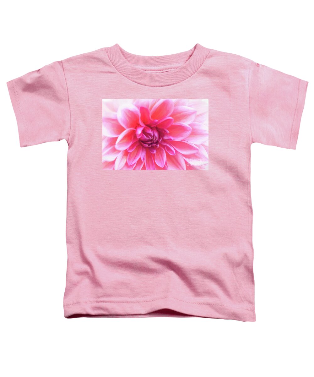 Dahlia Otto's Thrill Toddler T-Shirt featuring the photograph Otto's Thrill Dahlia Up Close by Anita Pollak