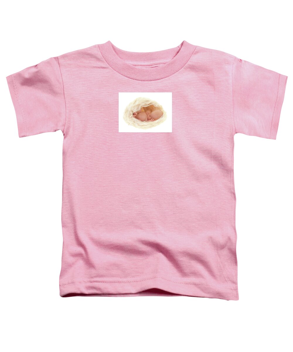 Cocoon Toddler T-Shirt featuring the photograph Poppy as a Cocoon by Anne Geddes