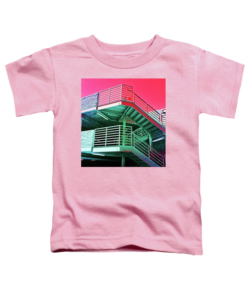 Architecture Toddler T-Shirt featuring the photograph Pretty Parking by Andrew Lawrence