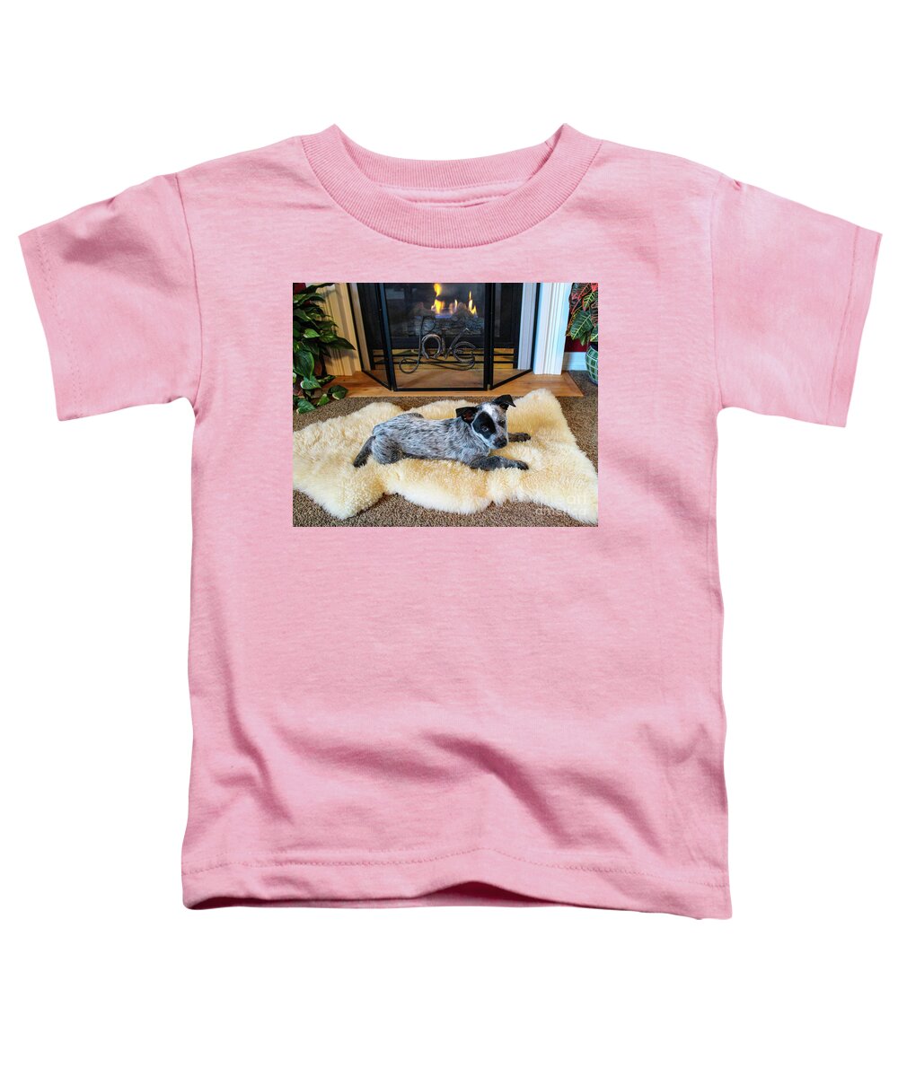 Puppy Toddler T-Shirt featuring the photograph Puppy Love by Shirley Dutchkowski