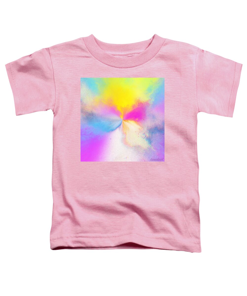 Digital Toddler T-Shirt featuring the digital art Rainbow by Auranatura Art