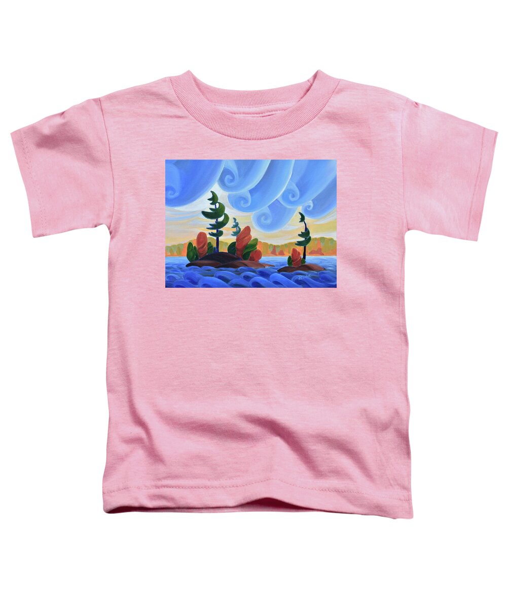 Storm Toddler T-Shirt featuring the painting September Gale by Barbel Smith
