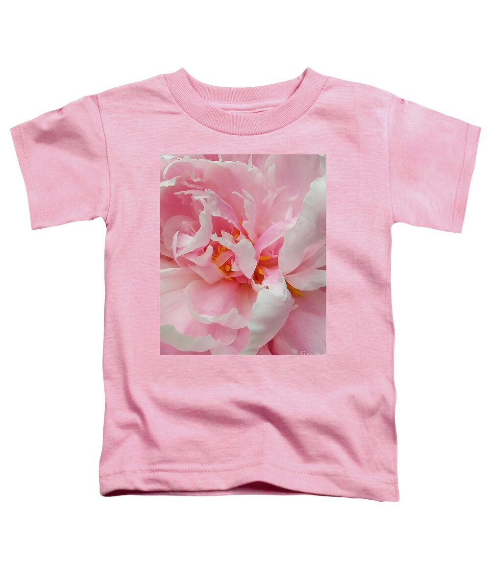 Pink Peony Toddler T-Shirt featuring the photograph Shades of Pink by Eunice Miller