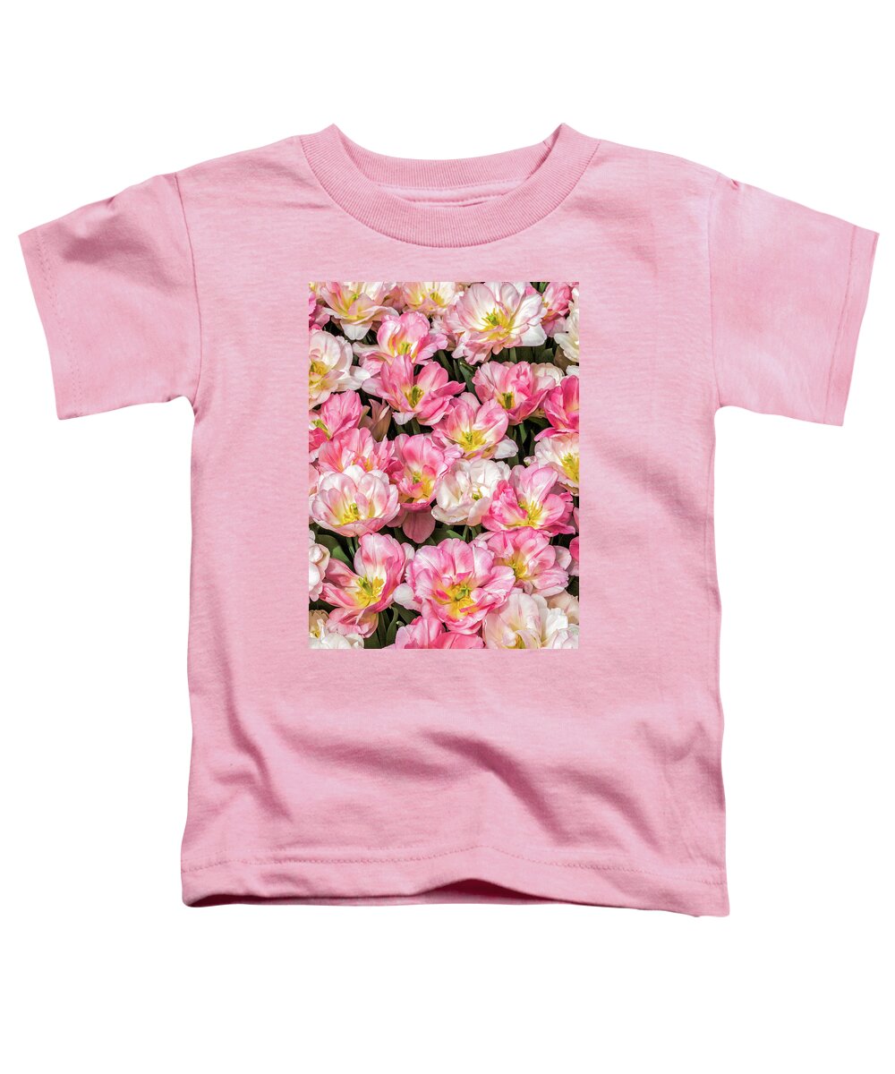 Tulip Toddler T-Shirt featuring the photograph Show Stopper Tulips by Elvira Peretsman