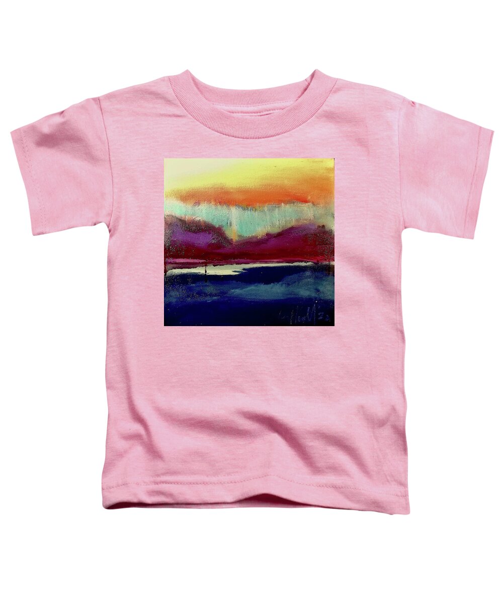 Painting Toddler T-Shirt featuring the painting Squall by Les Leffingwell