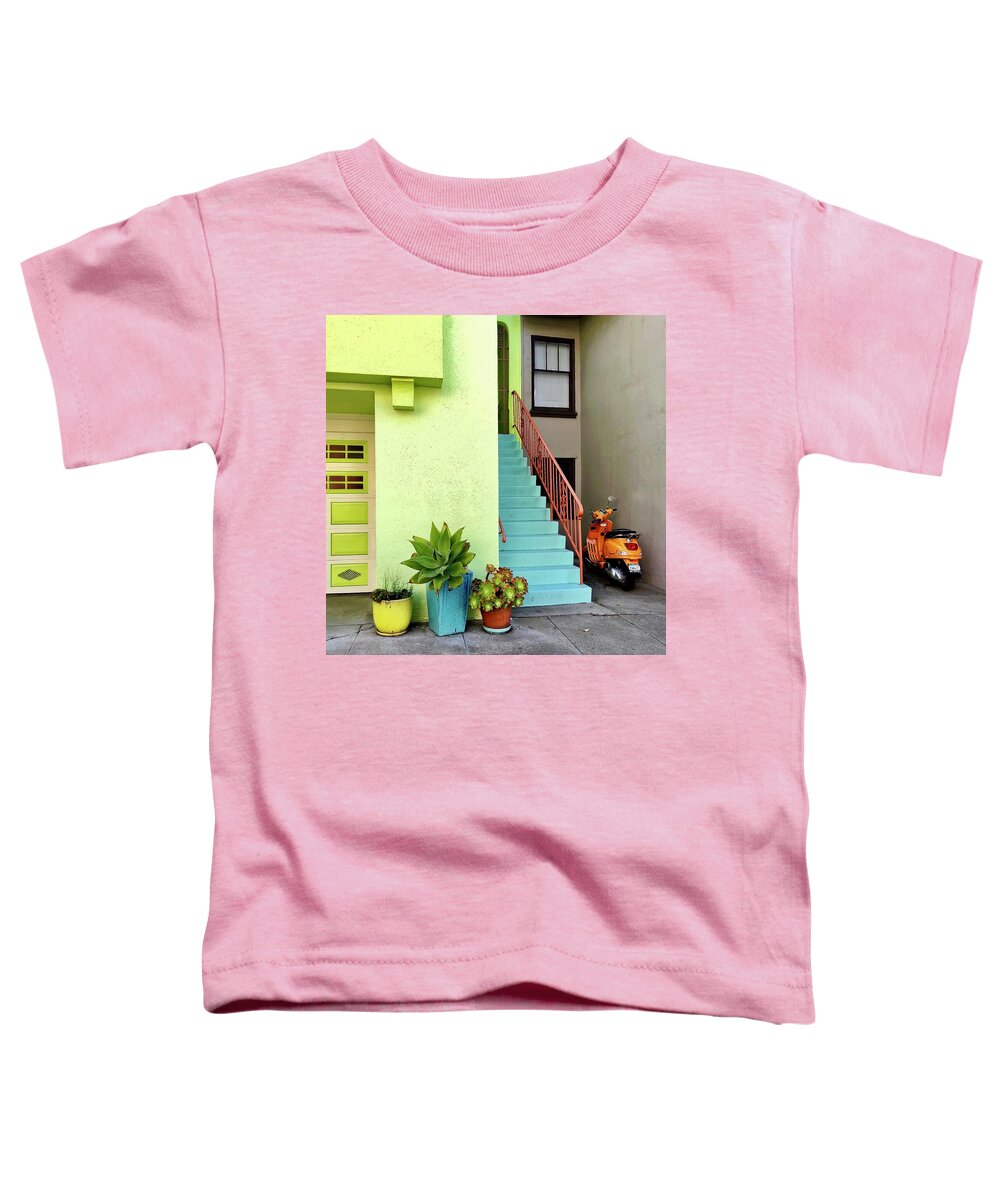  Toddler T-Shirt featuring the photograph Tiffany Street by Julie Gebhardt