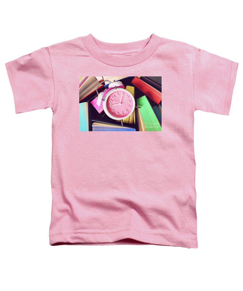 Alarm Toddler T-Shirt featuring the photograph Time to go to fantasy land by Mendelex Photography