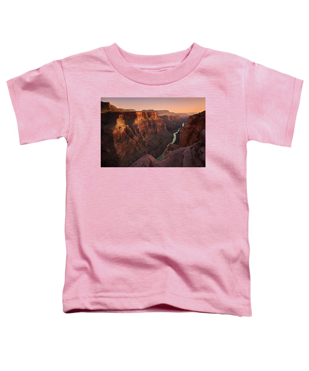 Grand Canyon Toddler T-Shirt featuring the photograph Toroweap Dusk by Peter Boehringer