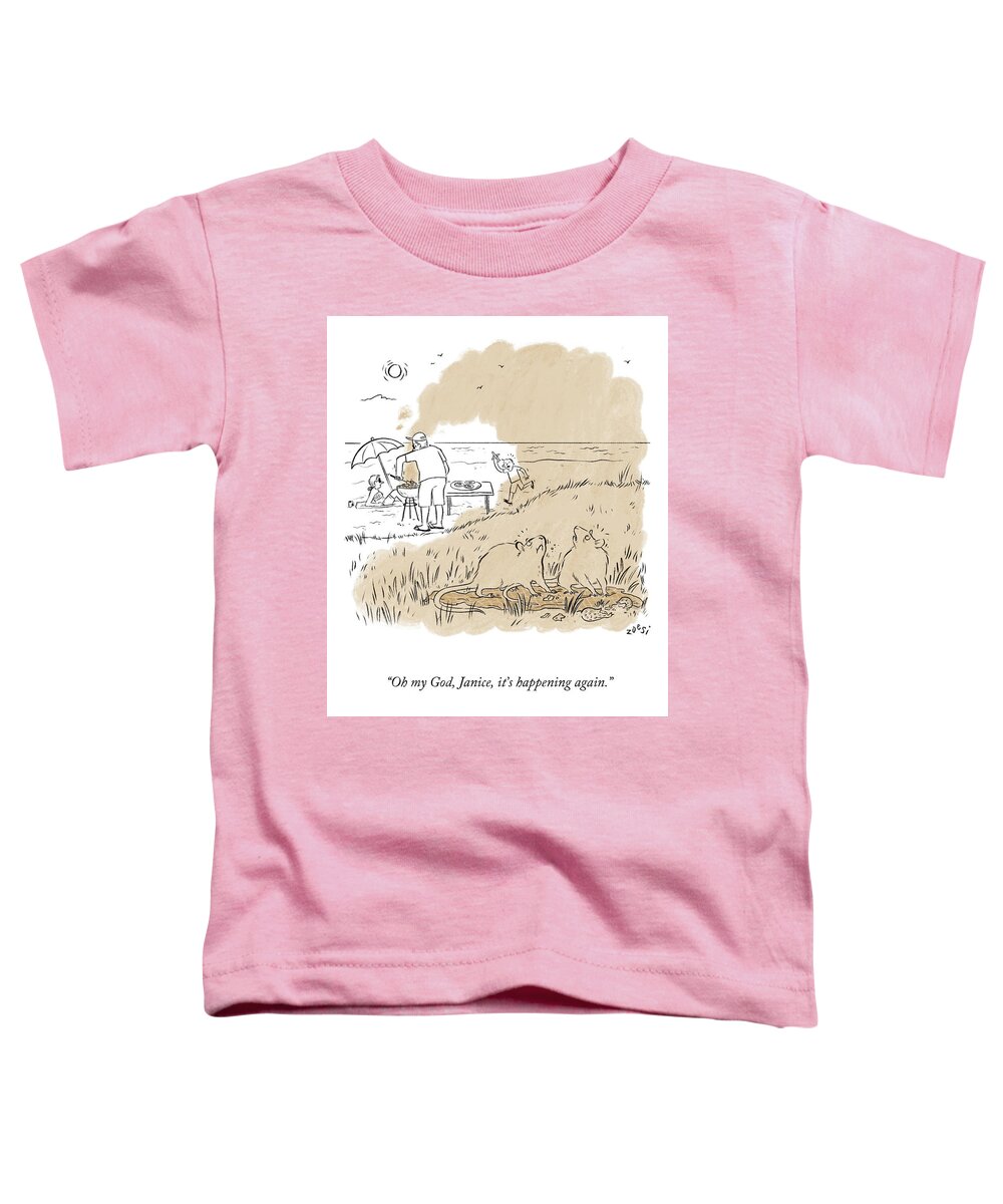 A28013 Toddler T-Shirt featuring the drawing Untitled Artwork by Conde Nast