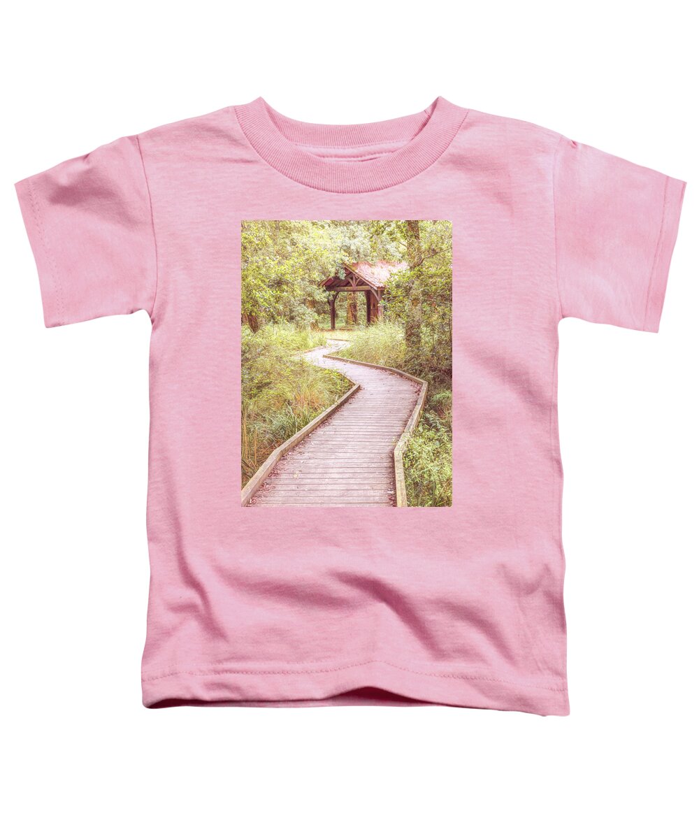 Barn Toddler T-Shirt featuring the photograph Walk through the Forest by Debra and Dave Vanderlaan