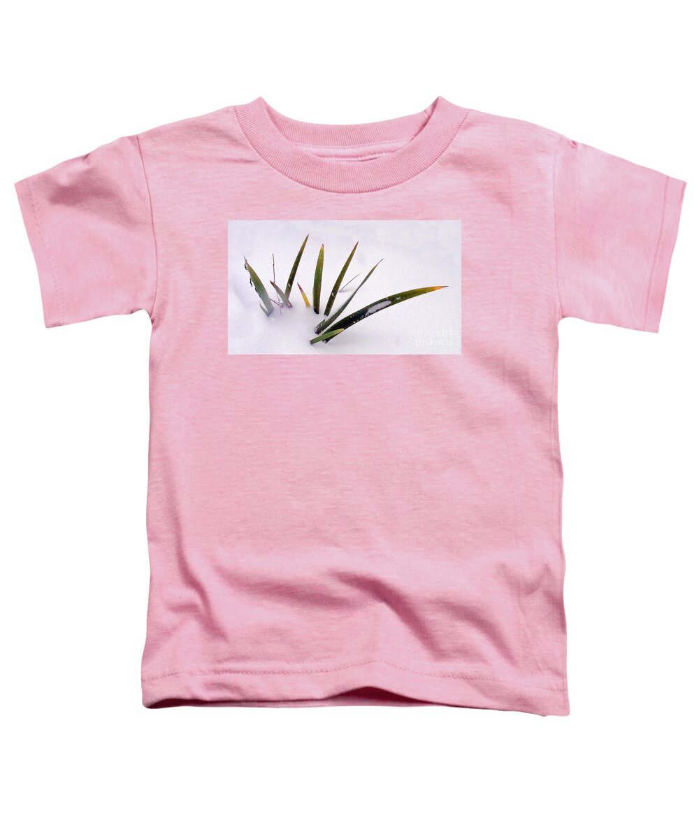 Grass Toddler T-Shirt featuring the photograph Winter Green by Kimberly Furey