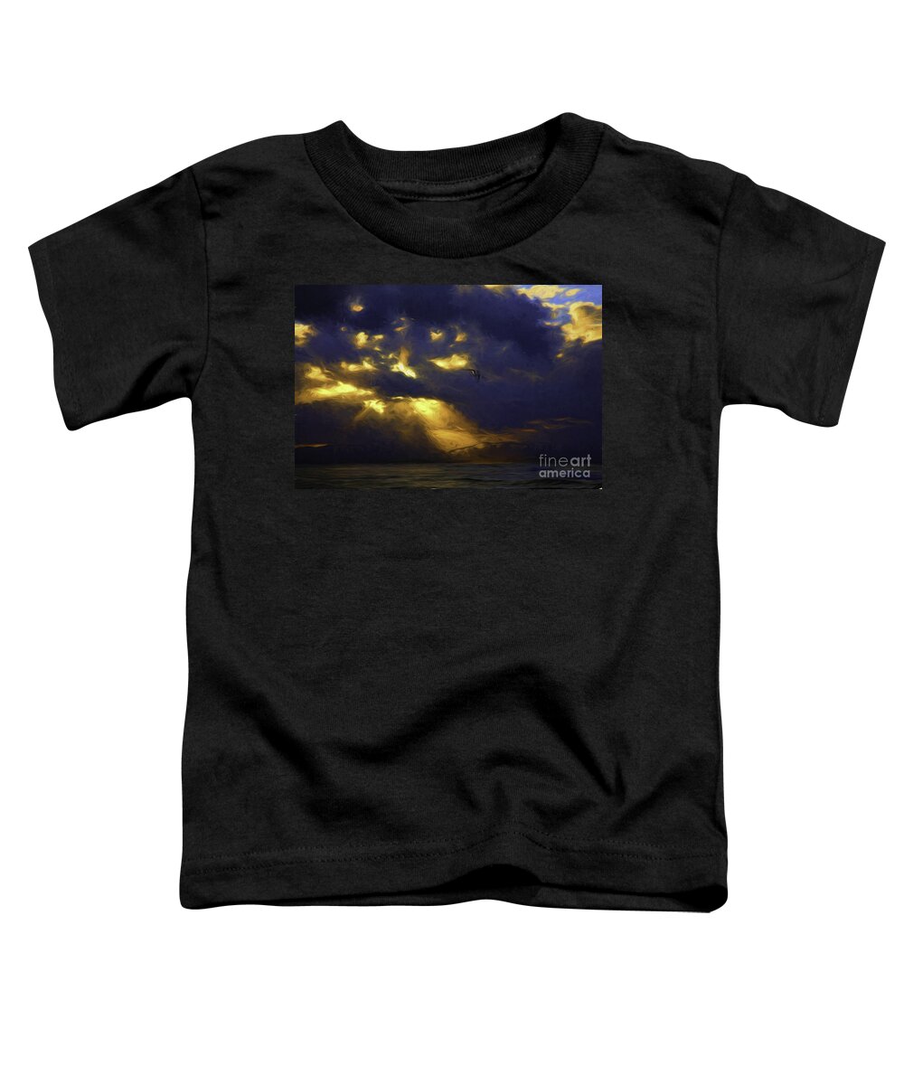 Australia Toddler T-Shirt featuring the photograph Byron Bay sunset by Sheila Smart Fine Art Photography