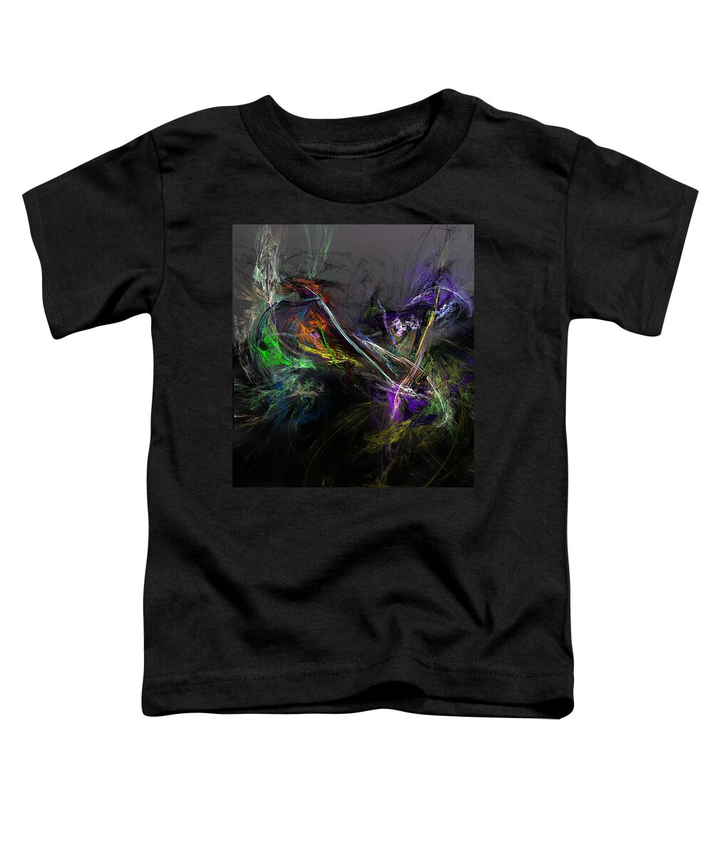 Fine Art Toddler T-Shirt featuring the digital art Conflict #1 by David Lane
