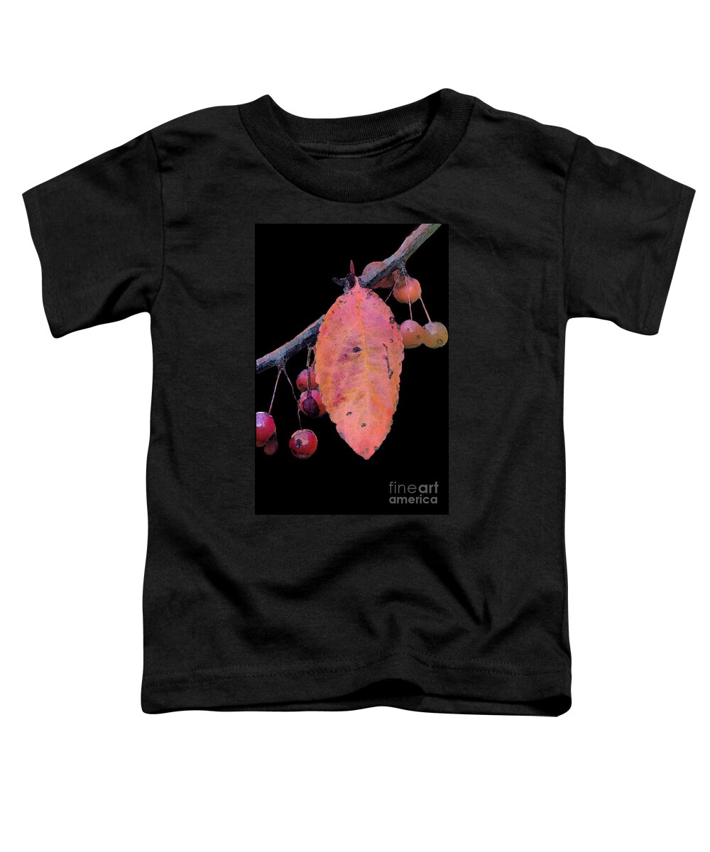 Crabapples Toddler T-Shirt featuring the photograph Crabapples #1 by Betty LaRue