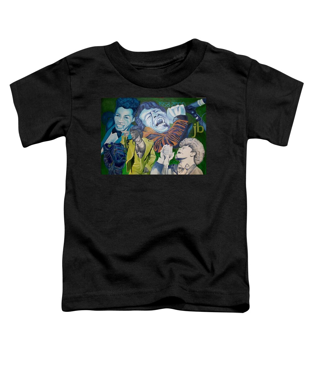  Toddler T-Shirt featuring the painting jb by Femme Blaicasso