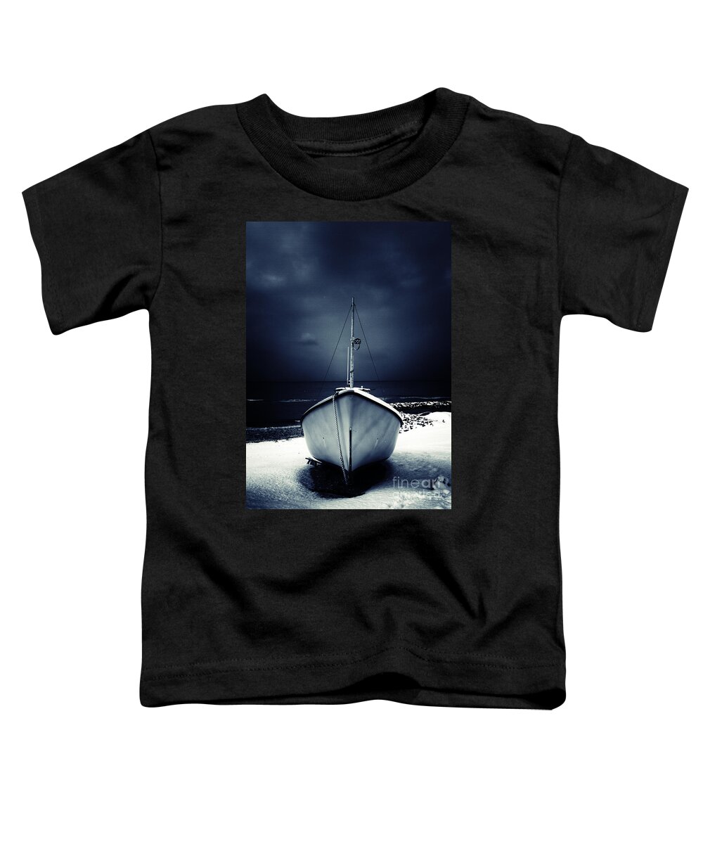 Alone Toddler T-Shirt featuring the photograph Loneliness by Stelios Kleanthous