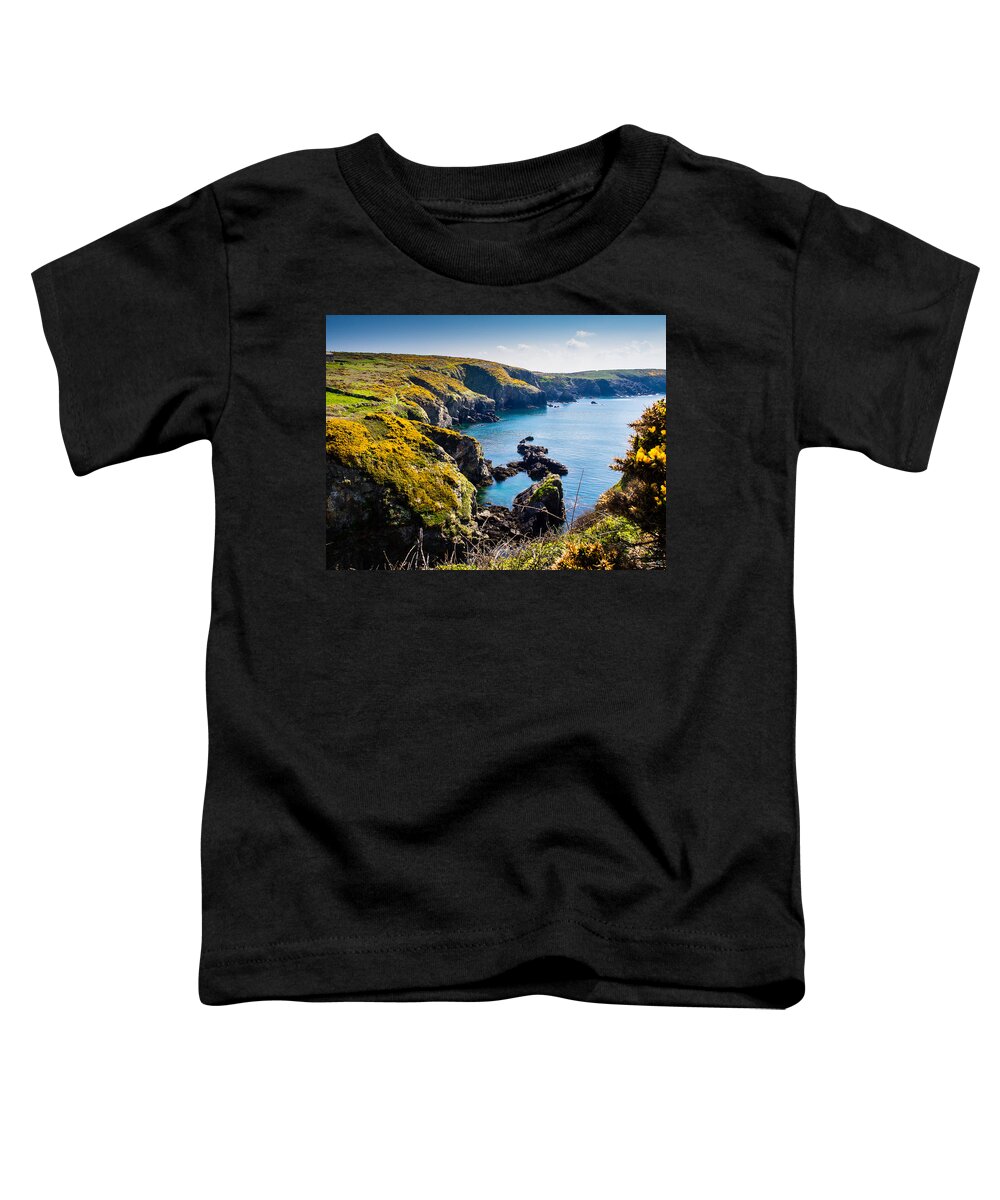 Birth Place Toddler T-Shirt featuring the photograph St Non's Bay Pembrokeshire #1 by Mark Llewellyn