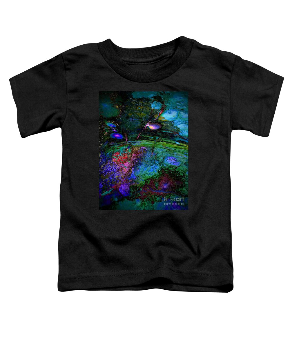 Strange Toddler T-Shirt featuring the digital art Strange Dream #1 by Klara Acel