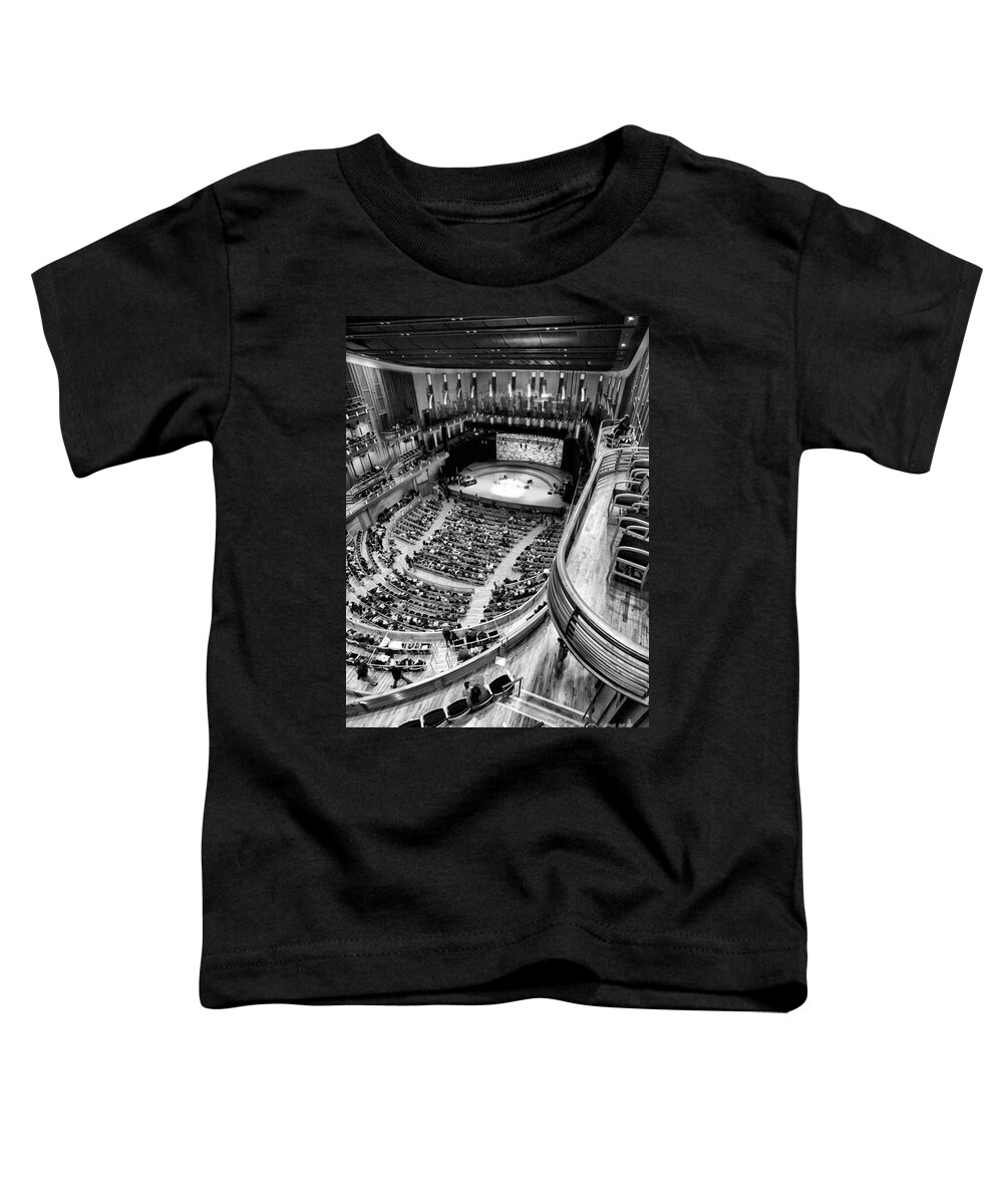 Strathmore Music Center Toddler T-Shirt featuring the photograph View from the Upper Balcony at Strathmore Music Center #2 by William Kuta