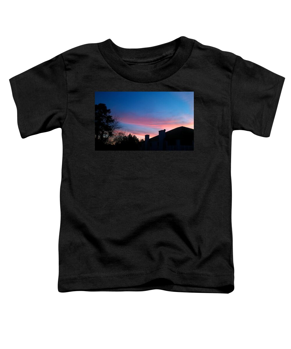 Sunset Toddler T-Shirt featuring the photograph Sky Awash with Color #10 by Kenny Glover