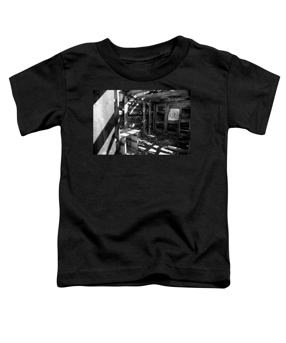 Photograph Toddler T-Shirt featuring the photograph 1880's Cabin by Richard Gehlbach