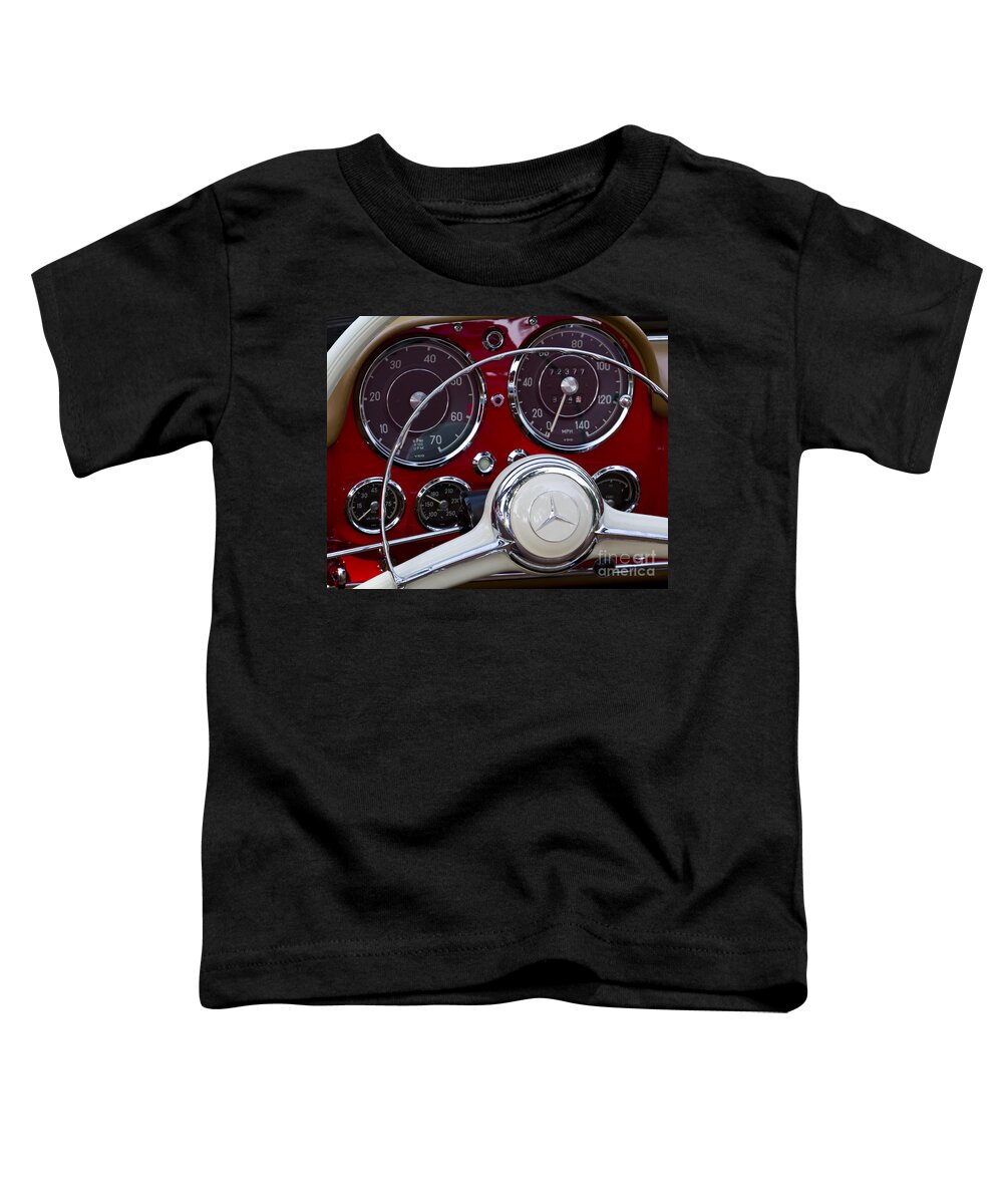 Mercedes Toddler T-Shirt featuring the photograph 1957 190 Sl by Dennis Hedberg
