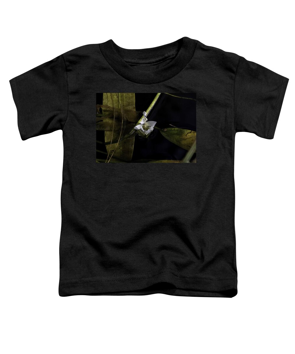Pond Toddler T-Shirt featuring the photograph On Lily Pond #2 by Betty Depee
