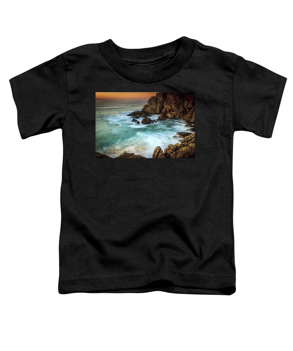 Galicia Toddler T-Shirt featuring the photograph Penencia Point Galicia Spain #2 by Pablo Avanzini