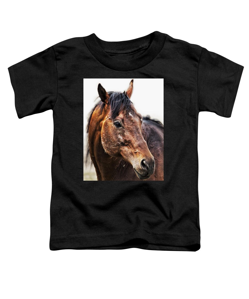 Horse Toddler T-Shirt featuring the photograph Resilience by Belinda Greb