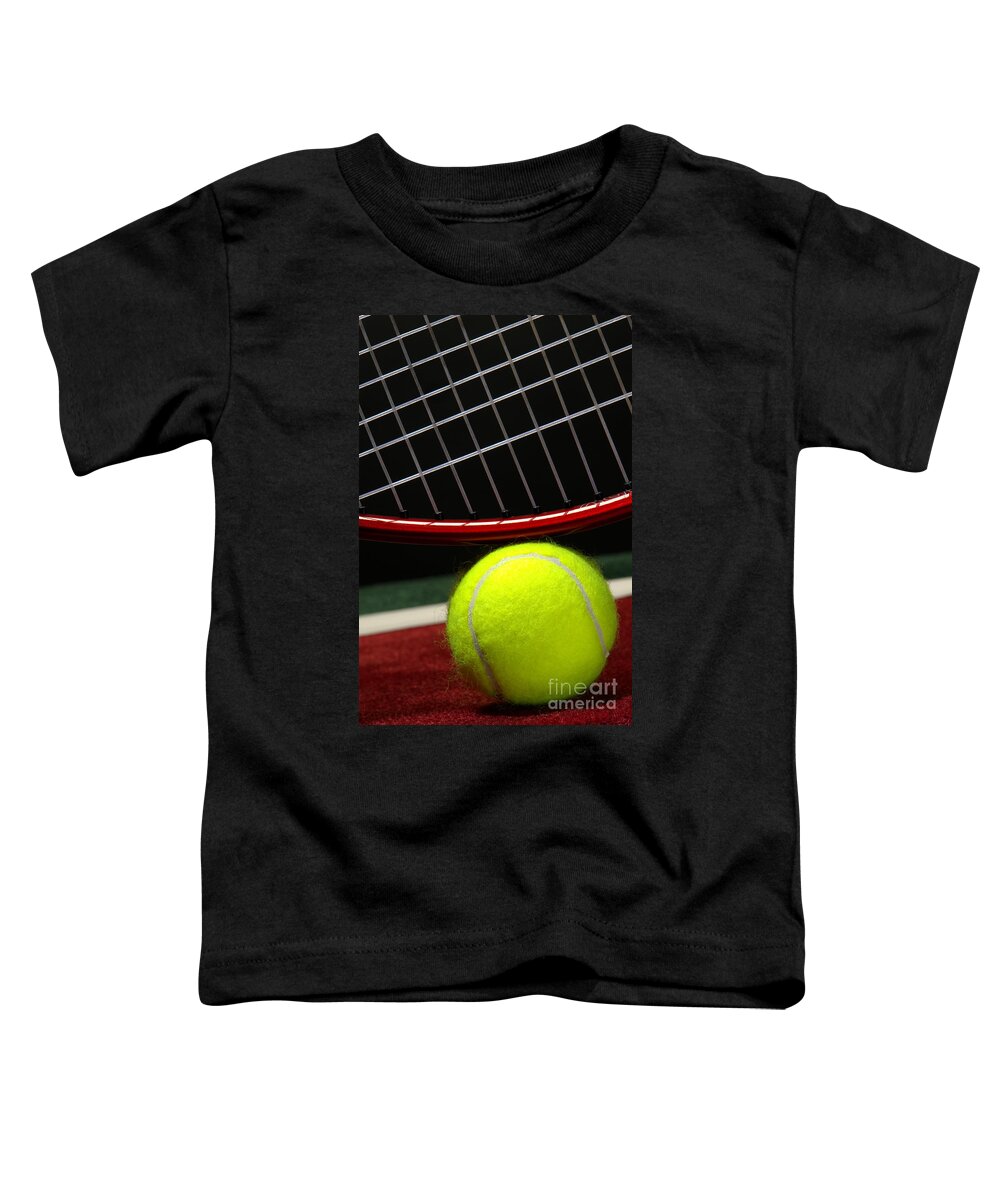 Tennis Toddler T-Shirt featuring the photograph Tennis Ball #2 by Olivier Le Queinec