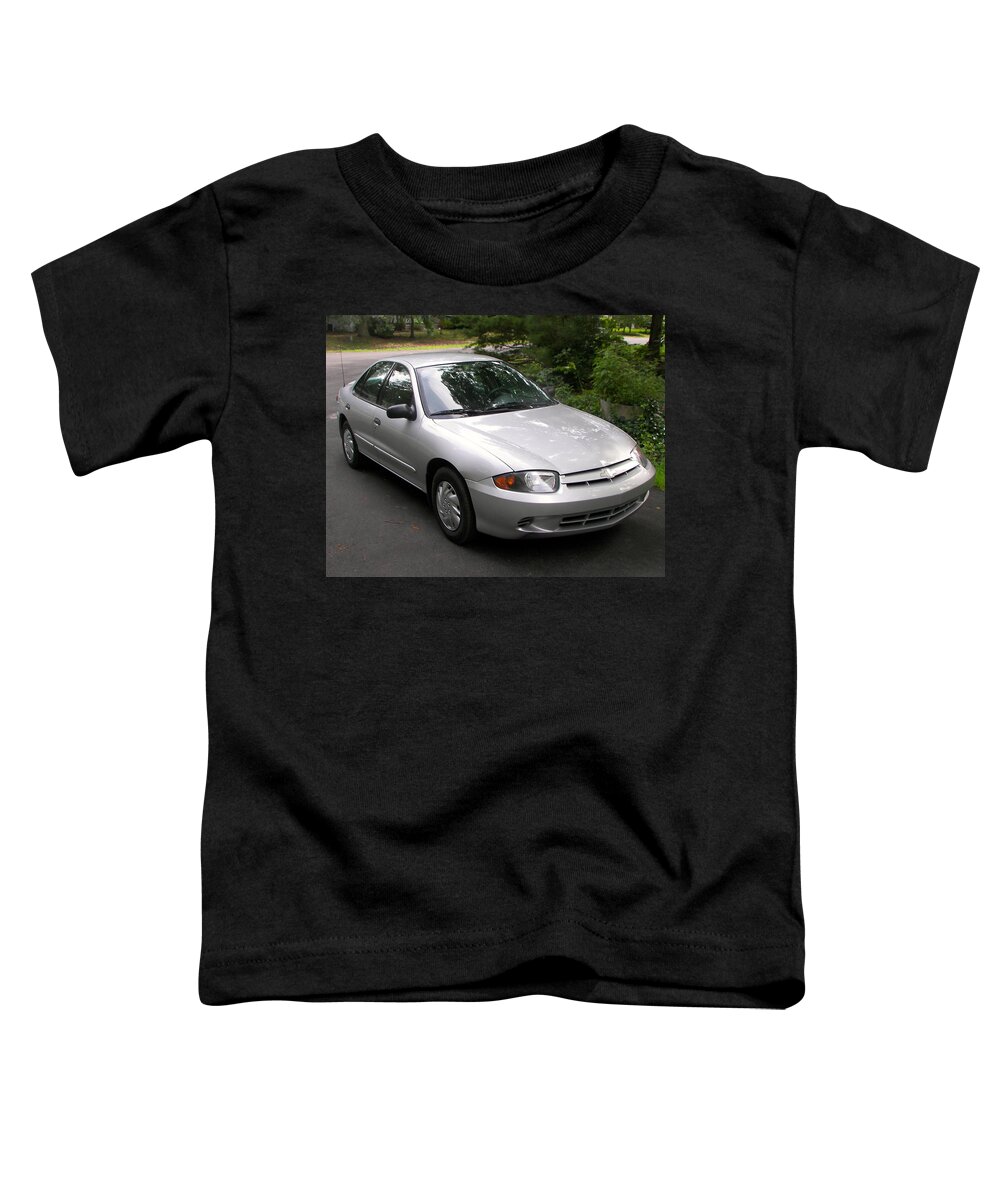 2003 Chevy Cavalier Passager Side Toddler T-Shirt featuring the photograph 2003 Chevy Cavalier Passager Side Front by Chris W Photography AKA Christian Wilson