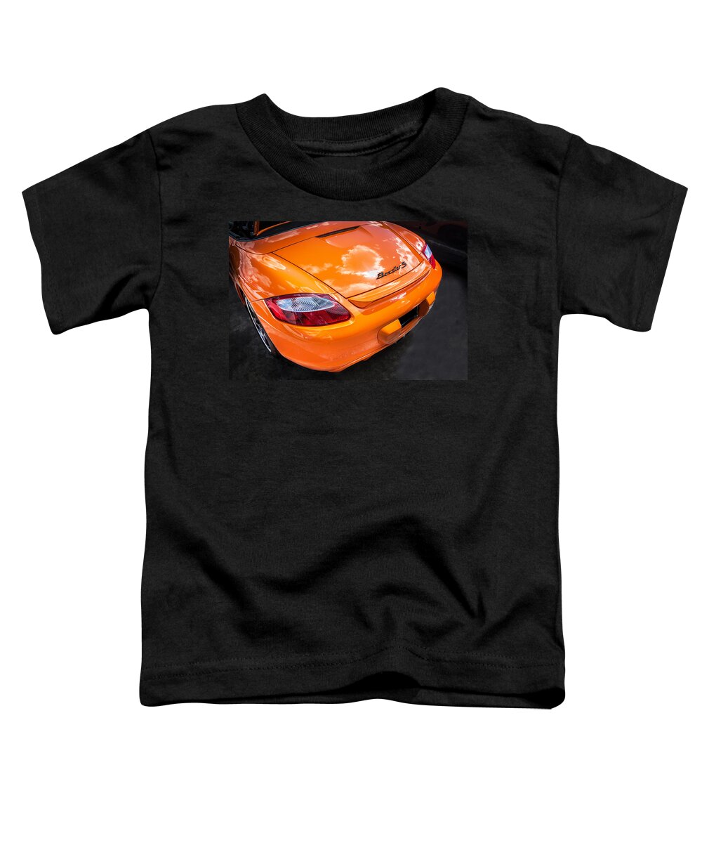 2008 Porsche Boxster Toddler T-Shirt featuring the photograph 2008 Porsche Limited Edition Orange Boxster #3 by Rich Franco