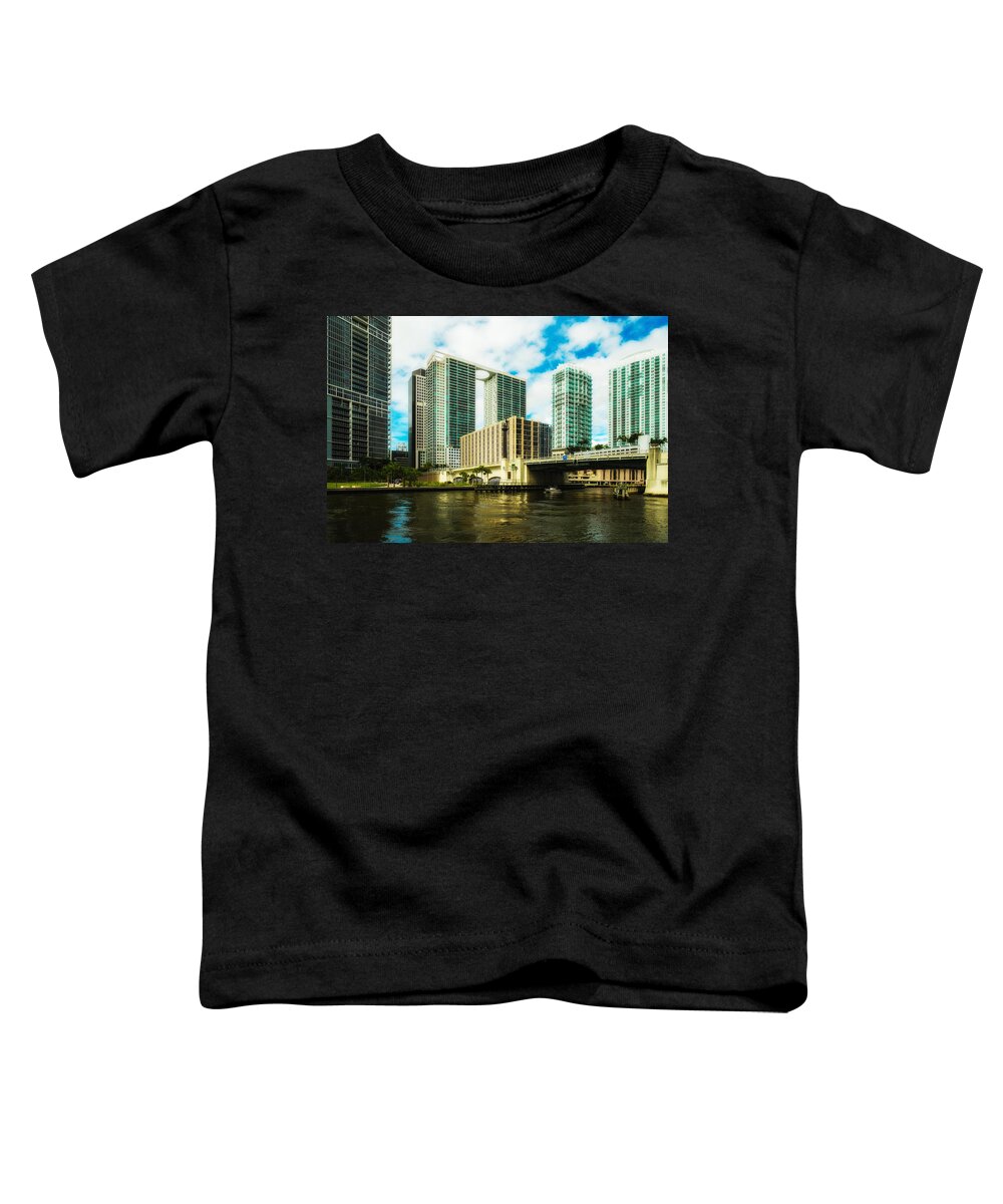 Architecture Toddler T-Shirt featuring the photograph Downtown Miami by Raul Rodriguez