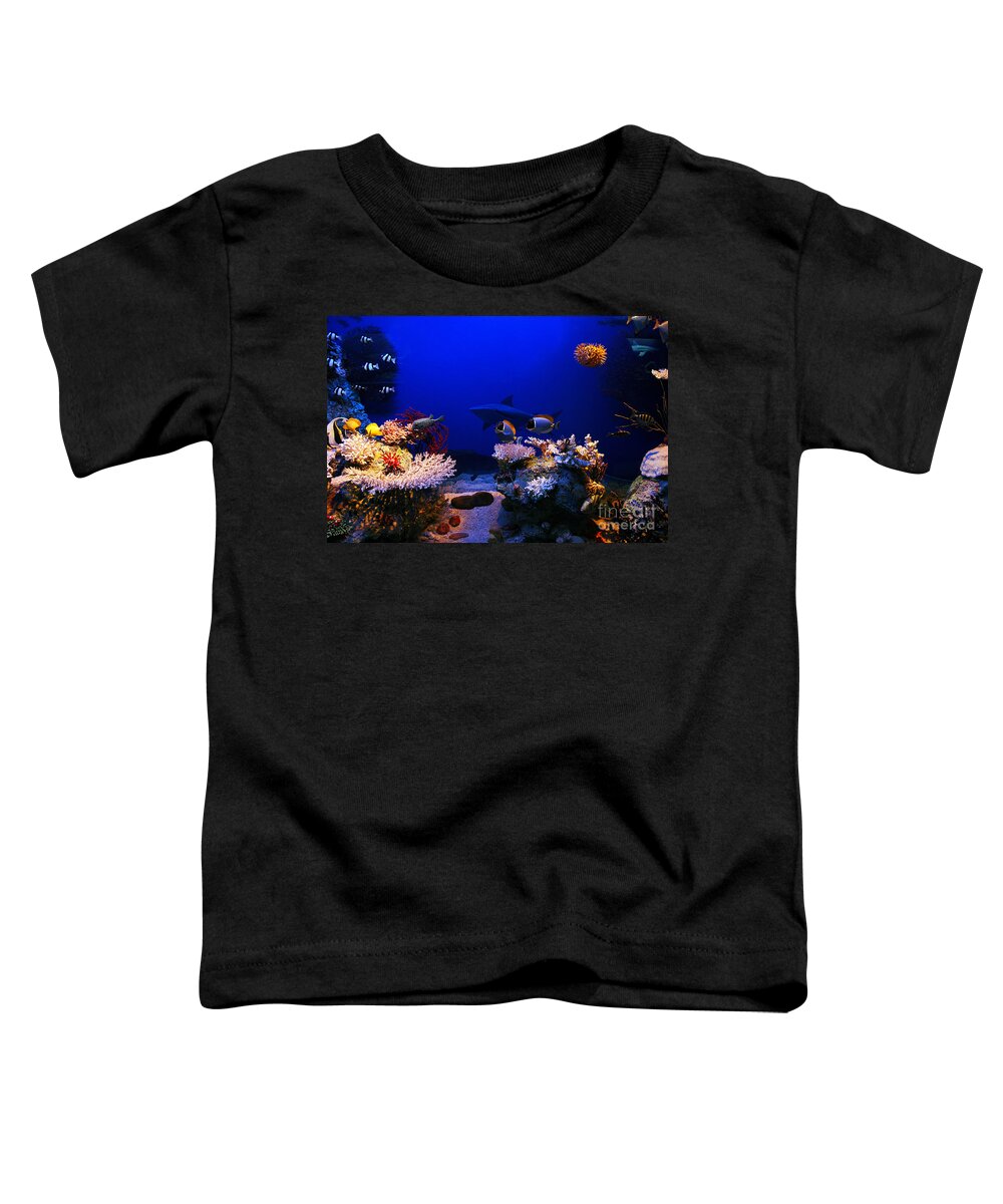 Underwater Toddler T-Shirt featuring the photograph Underwater scene #3 by Michal Bednarek
