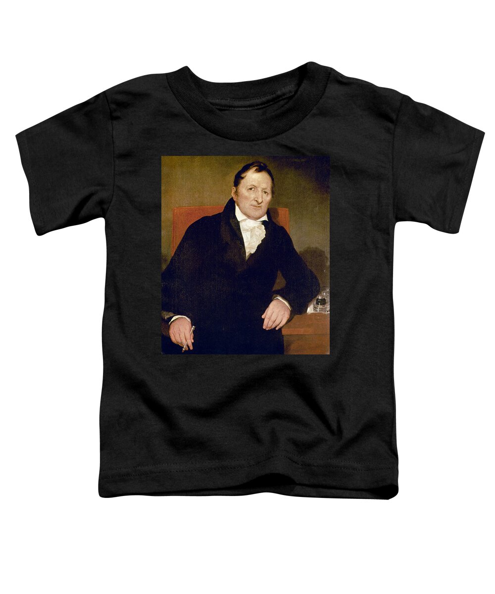 1822 Toddler T-Shirt featuring the painting Eli Whitney (1765-1825) #6 by Granger